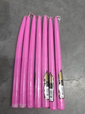 Barbie Bright Pink Taper Candles - Set of 8